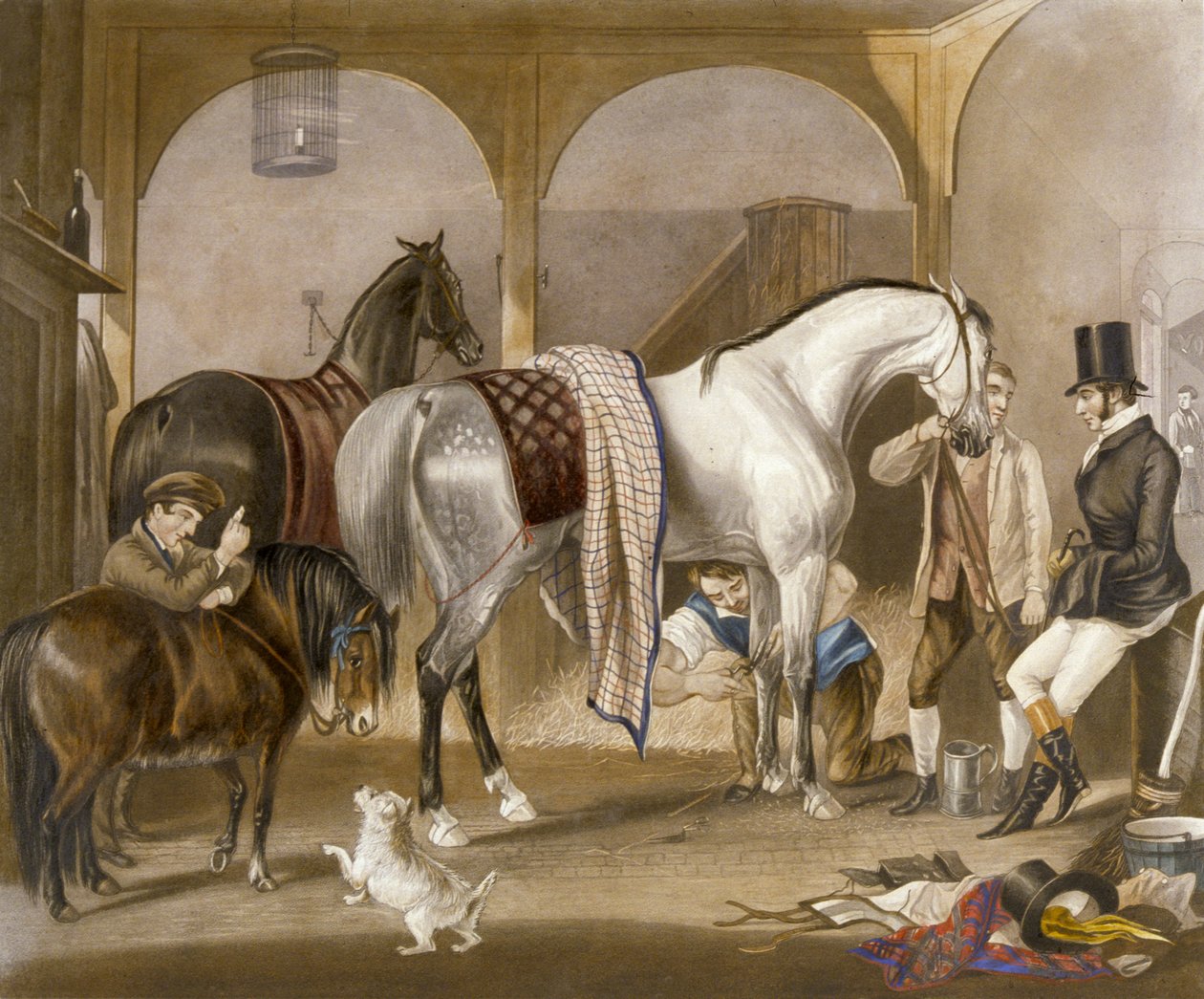 The Clipper, engraved by J.R. Mackrell (colour litho) بواسطة FC (بعد) تيرنر