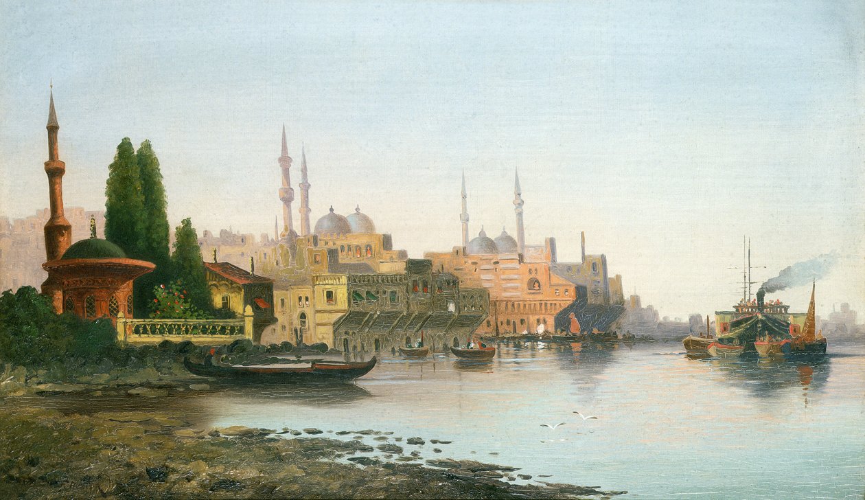 منظر القسطنطينية بواسطة F. Herink