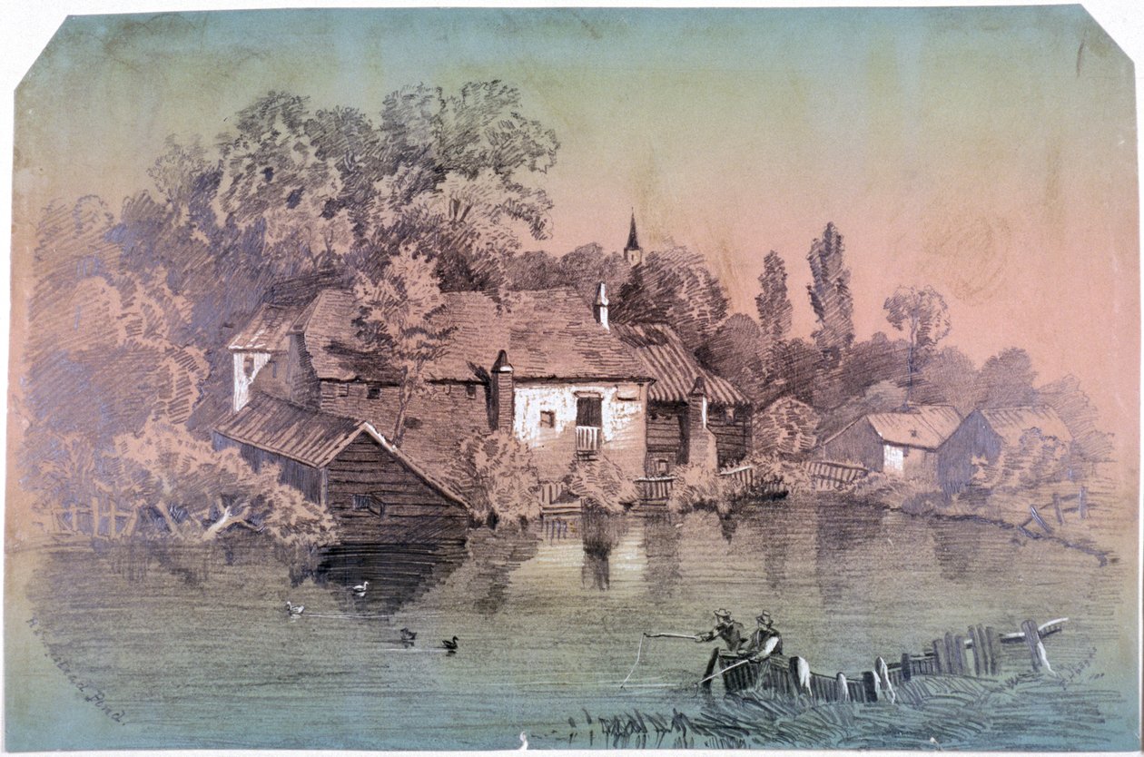 هامبستيد هيث ، هامبستيد ، لندن ، c1850 بواسطة ف هودجز
