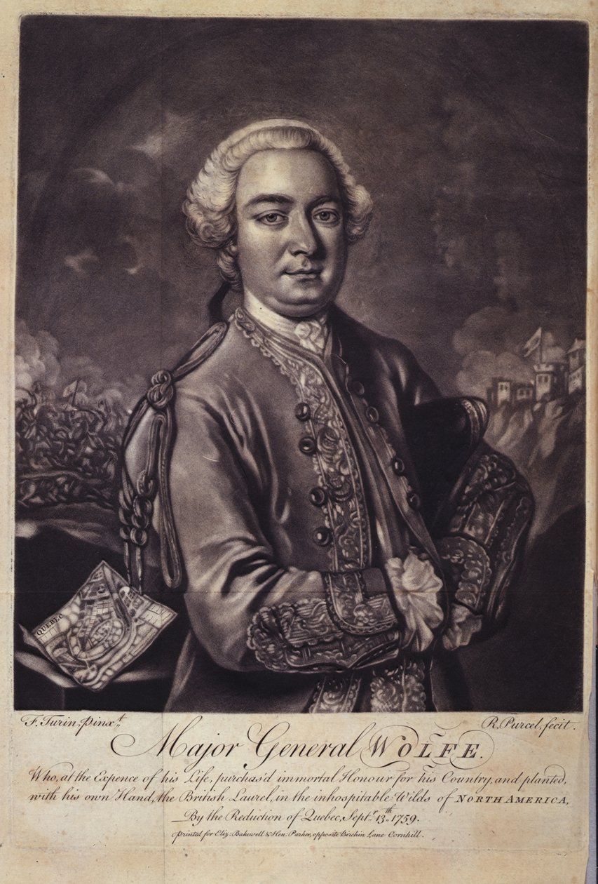 اللواء وولف (1727-1759) من "حياة الجنرال جيمس وولف ..." للسير جون برينجل بواسطة F. تورينو