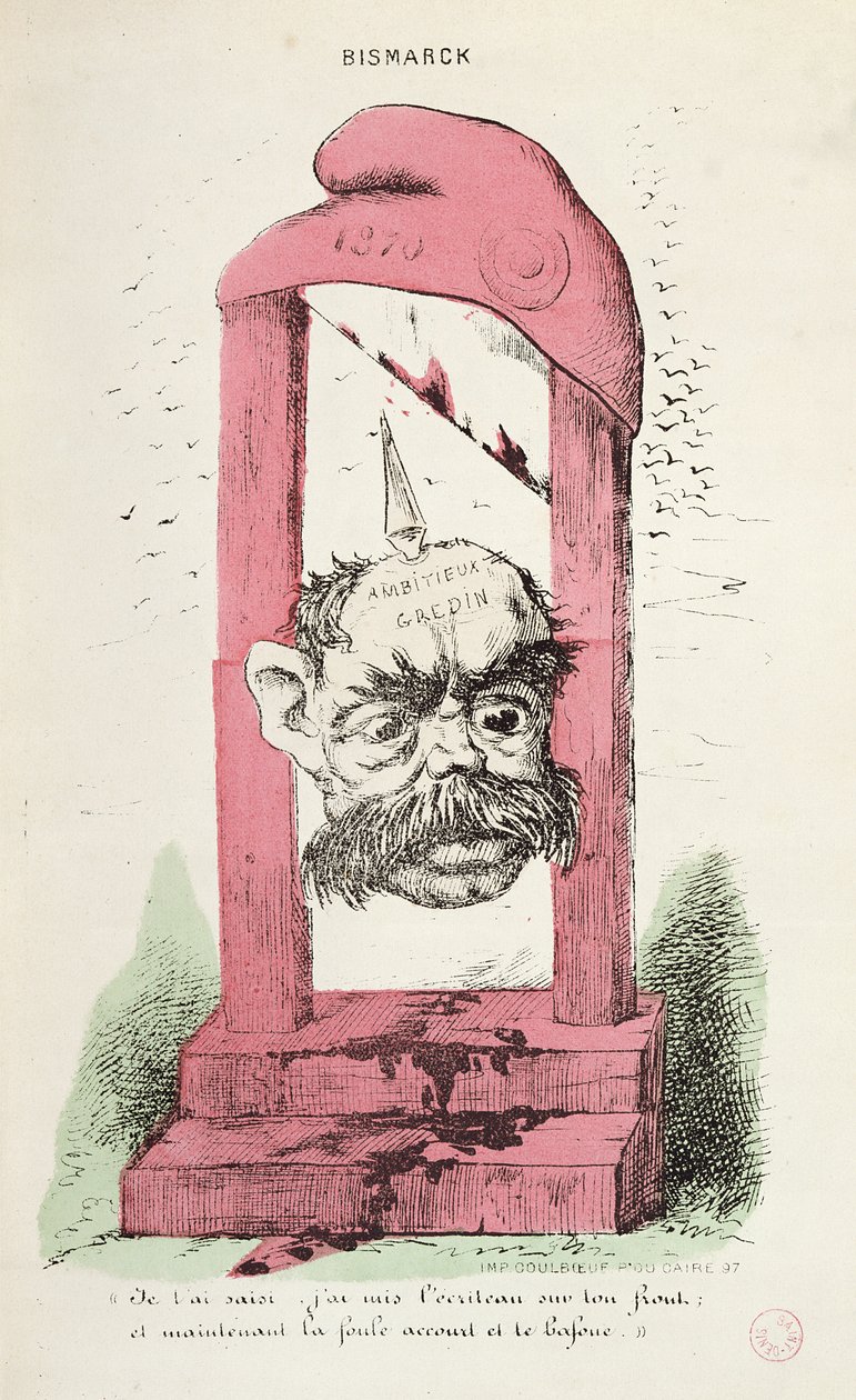 كاريكاتير أوتو فون بسمارك (1815-1898) 1870 بواسطة فوستين