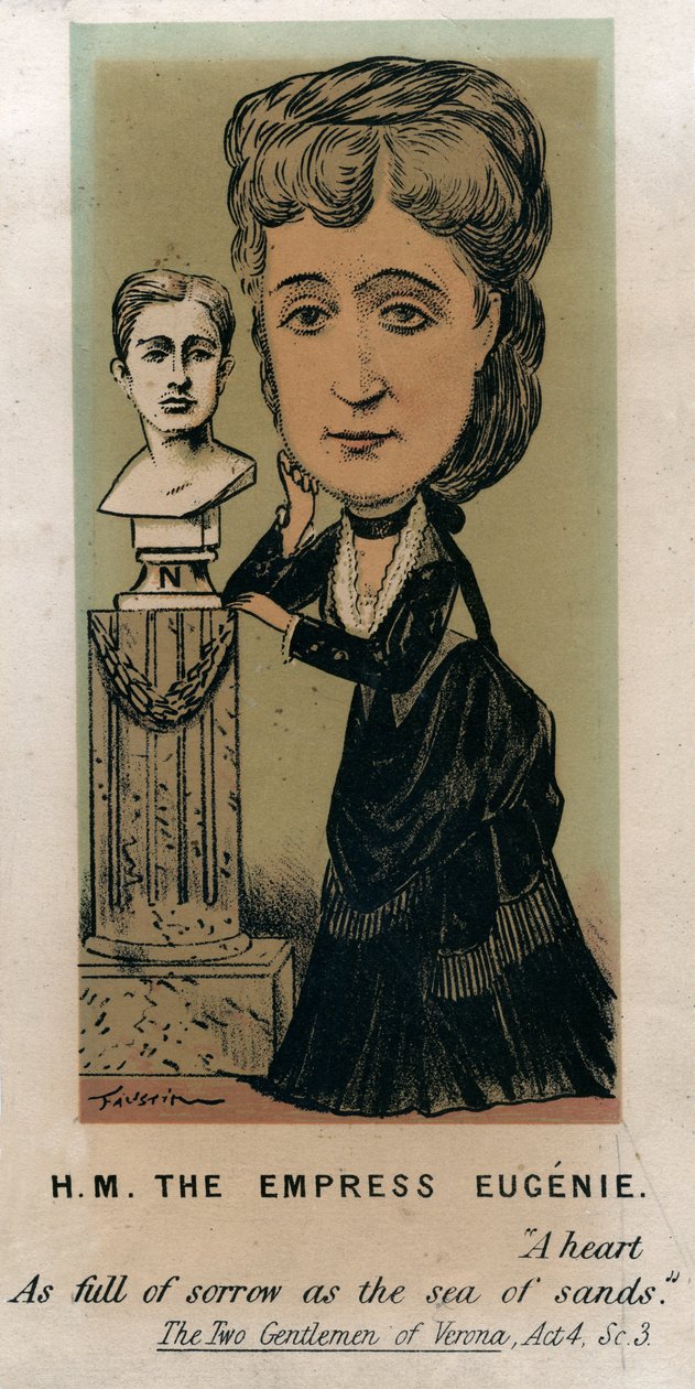 جلالة الإمبراطورة أوجيني ، c1879. بواسطة فوستين