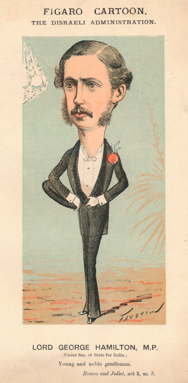 اللورد جورج هاميلتون ، النائب ، c1870 بواسطة فوستين