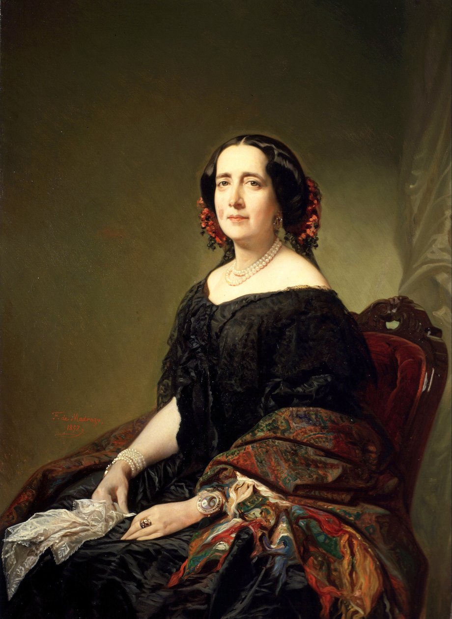 جيرتروديس غوميز دي أفيلانيدا بواسطة Federico de Madrazo y Kuntz