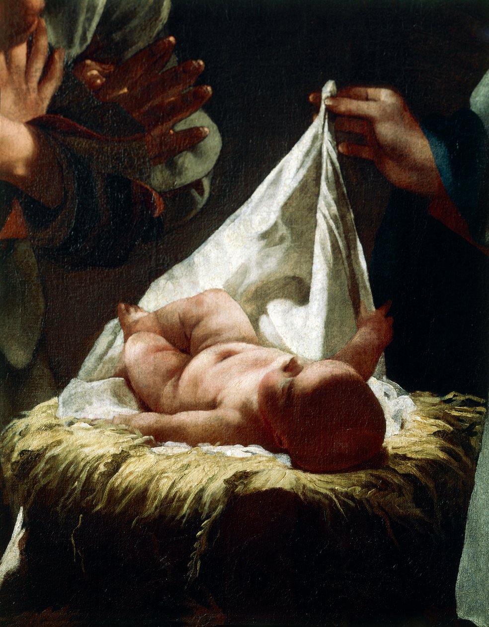 العشق للرعاة من قبل فيديريكو بينكوفيتش (1677-1753) ، زيت على لوح ، 233 × 166 سم ، تفاصيل بواسطة فيديريكو بينكوفيتش