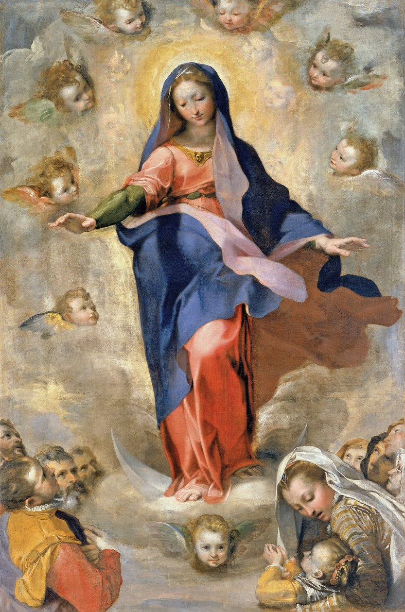 الحبل بلا دنس ، ج .1575 بواسطة Federico Fiori Barocci أو Baroccio