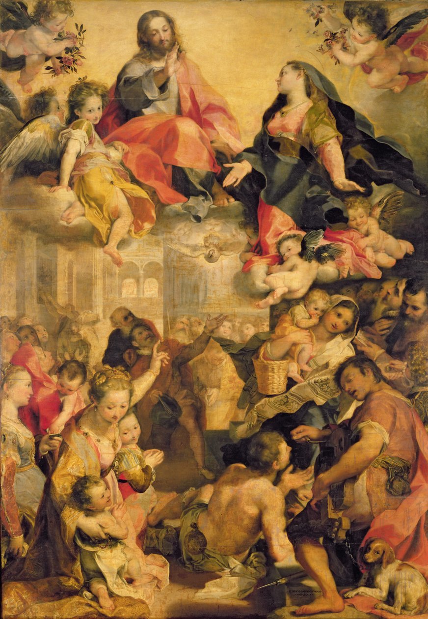 مادونا الشعب ، 1576-1579 بواسطة Federico Fiori Barocci أو Baroccio