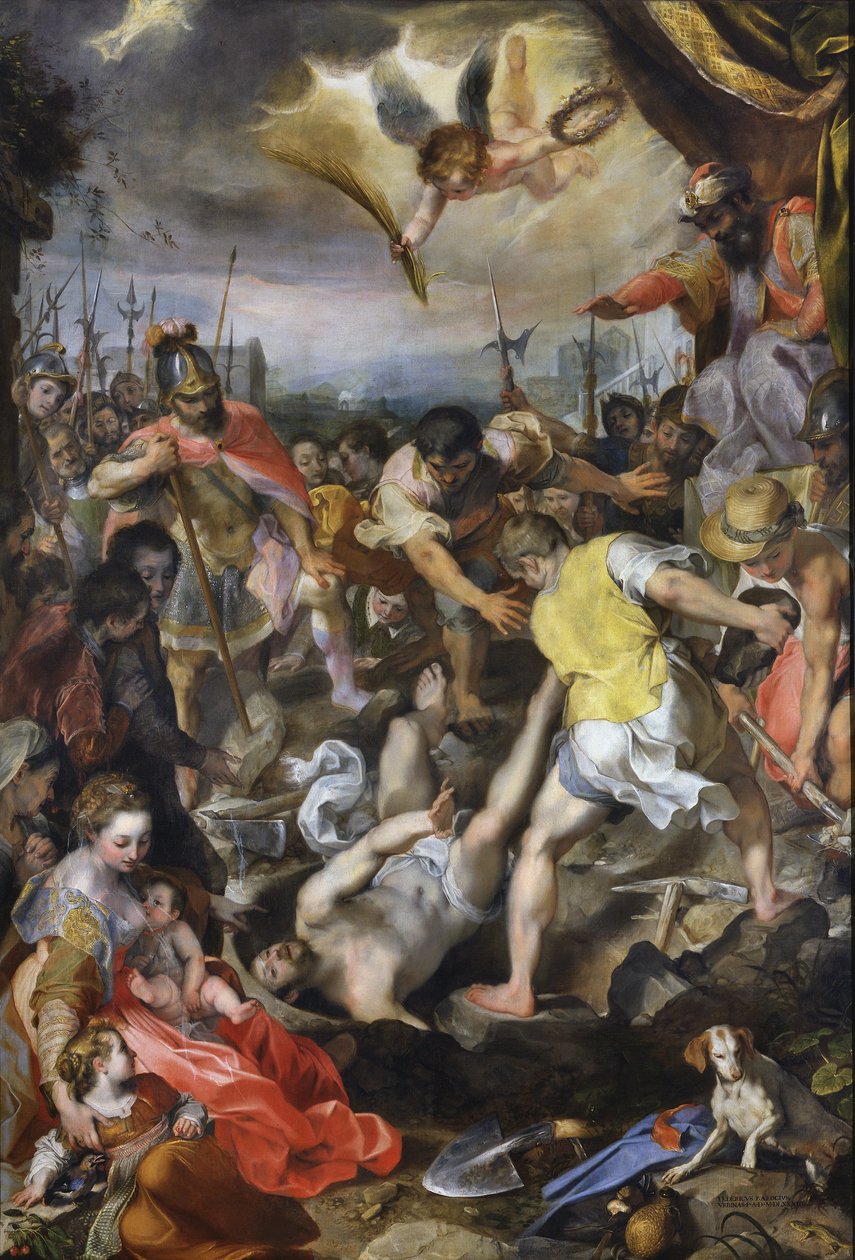 استشهاد القديس فيتاليس بواسطة Federico Fiori Barocci أو Baroccio