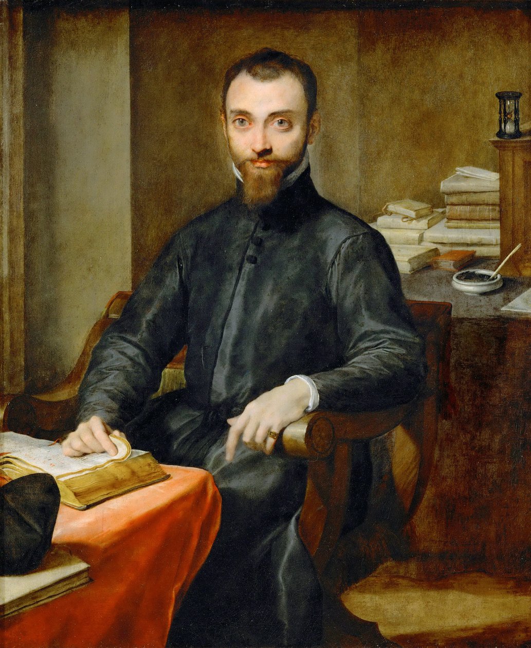 المونسنيور جوليانو ديلا روفر (1559-1621) - فيديريجو باروتشي (1528-1612). زيت على قماش ، حوالي 1595. الأبعاد: 117 × 97.5 سم. متحف تاريخ الفن ، فيين بواسطة Federico Fiori Barocci أو Baroccio
