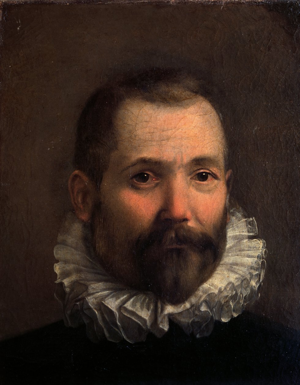 Self Portrait (oil on canvas) بواسطة Federico Fiori Barocci أو Baroccio