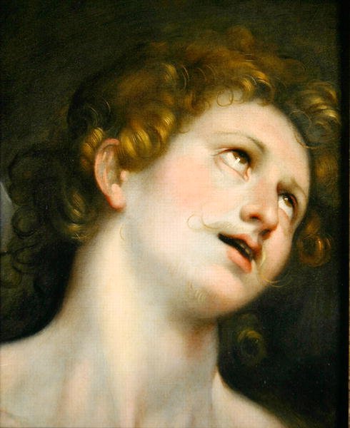 القديس سيباستيان (زيت على ورق على قماش) بواسطة Federico Fiori Barocci أو Baroccio