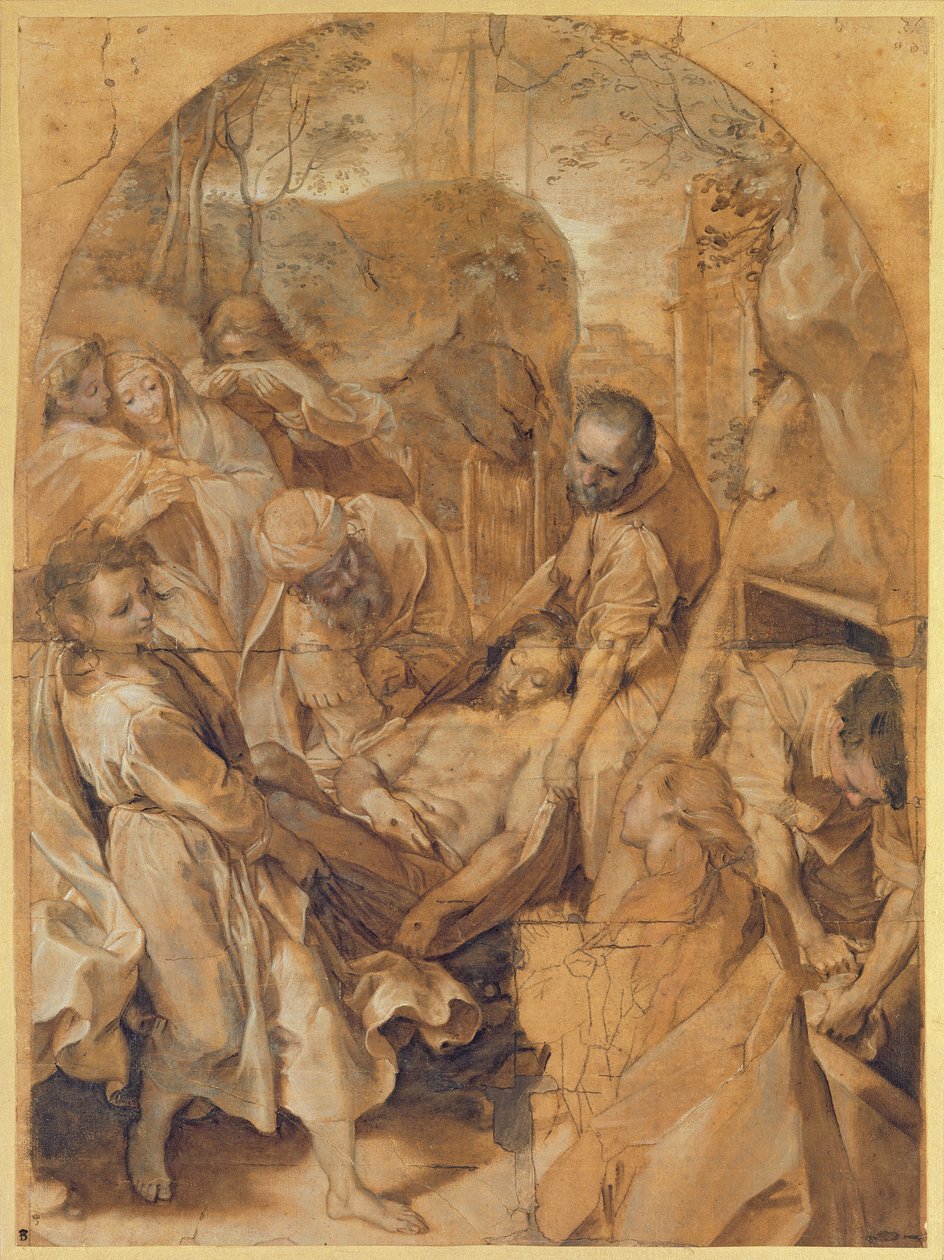 القبر بواسطة Federico Fiori Barocci أو Baroccio