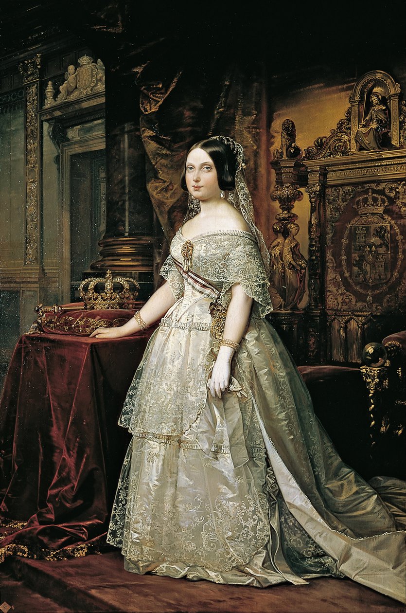 صورة لإيزابيلا الثانية من إسبانيا بواسطة Federico de Madrazo y Kuntz