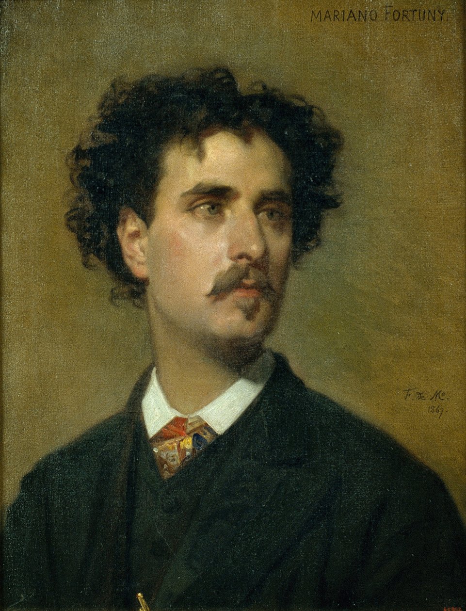 صورة لماريا فورتوني بواسطة Federico de Madrazo y Kuntz