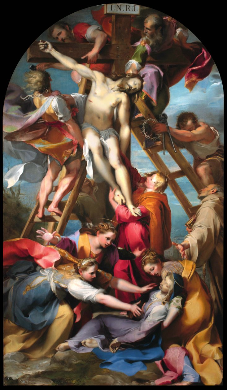 النسب من الصليب ، 1569. بواسطة Federigo Barocci