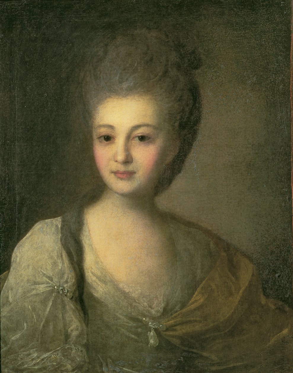 صورة أليكساندرا ب.سترويسكايا (1754-1840) 1772 بواسطة فيدور ستيبانوفيتش روكوتوف