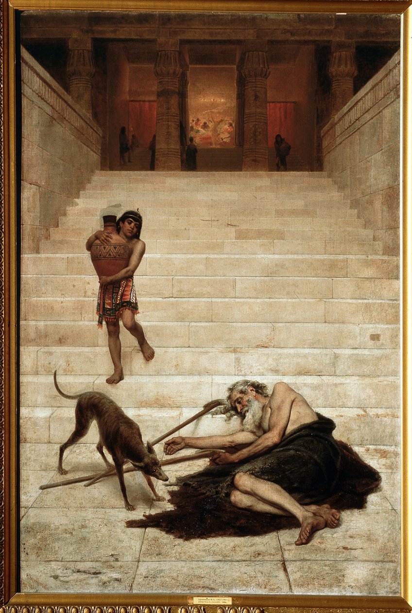"تربية لعازر" لوحة رسمها فيودور برونيكوف (1827-1902) 1886 معرض الفنون الإقليمي ، تفير بواسطة فيدور أندرييفيتش برونيكوف