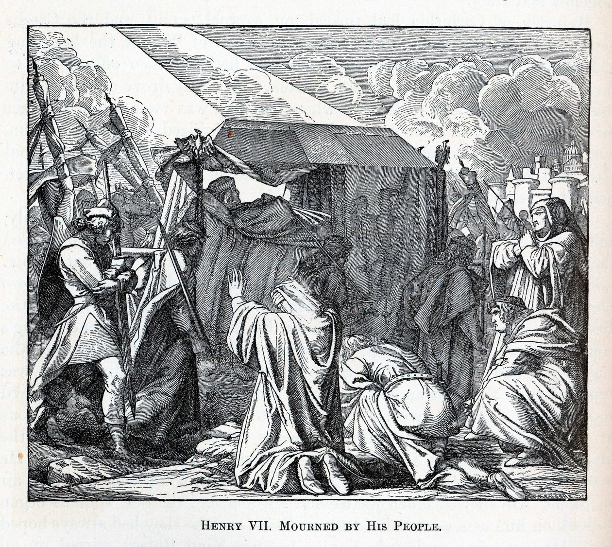 حزن على هنري السابع شعبه ، 1882 بواسطة فيدور روشي