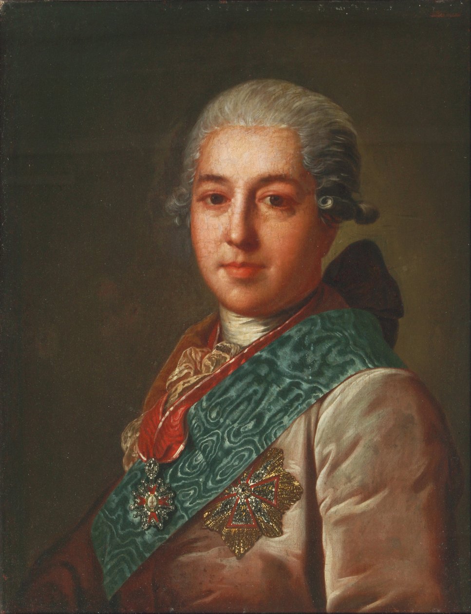 صورة للكونت ميخائيل ميخائيلوفيتش غوليتسين 1731-1806 ، 1774 بواسطة فيدور ستيبانوفيتش روكوتوف