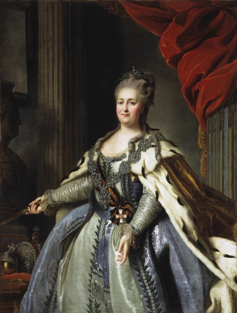صورة الإمبراطورة كاثرين الثانية 1729-1796 ، 1780 بواسطة فيدور ستيبانوفيتش روكوتوف