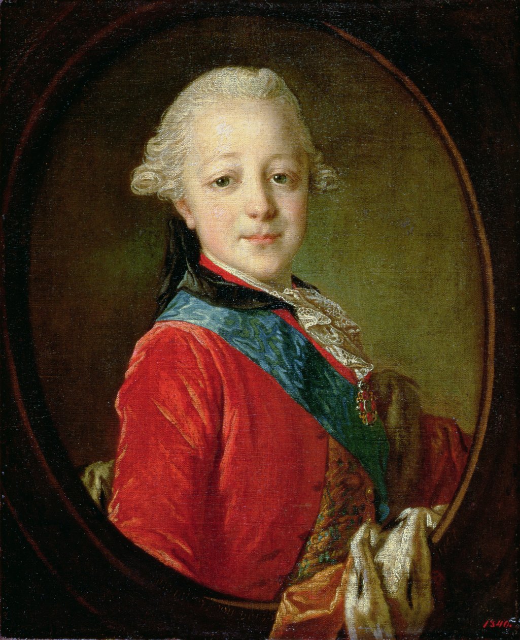 صورة بافيل بتروفيتش (1754-1801) 1761 بواسطة فيدور ستيبانوفيتش روكوتوف