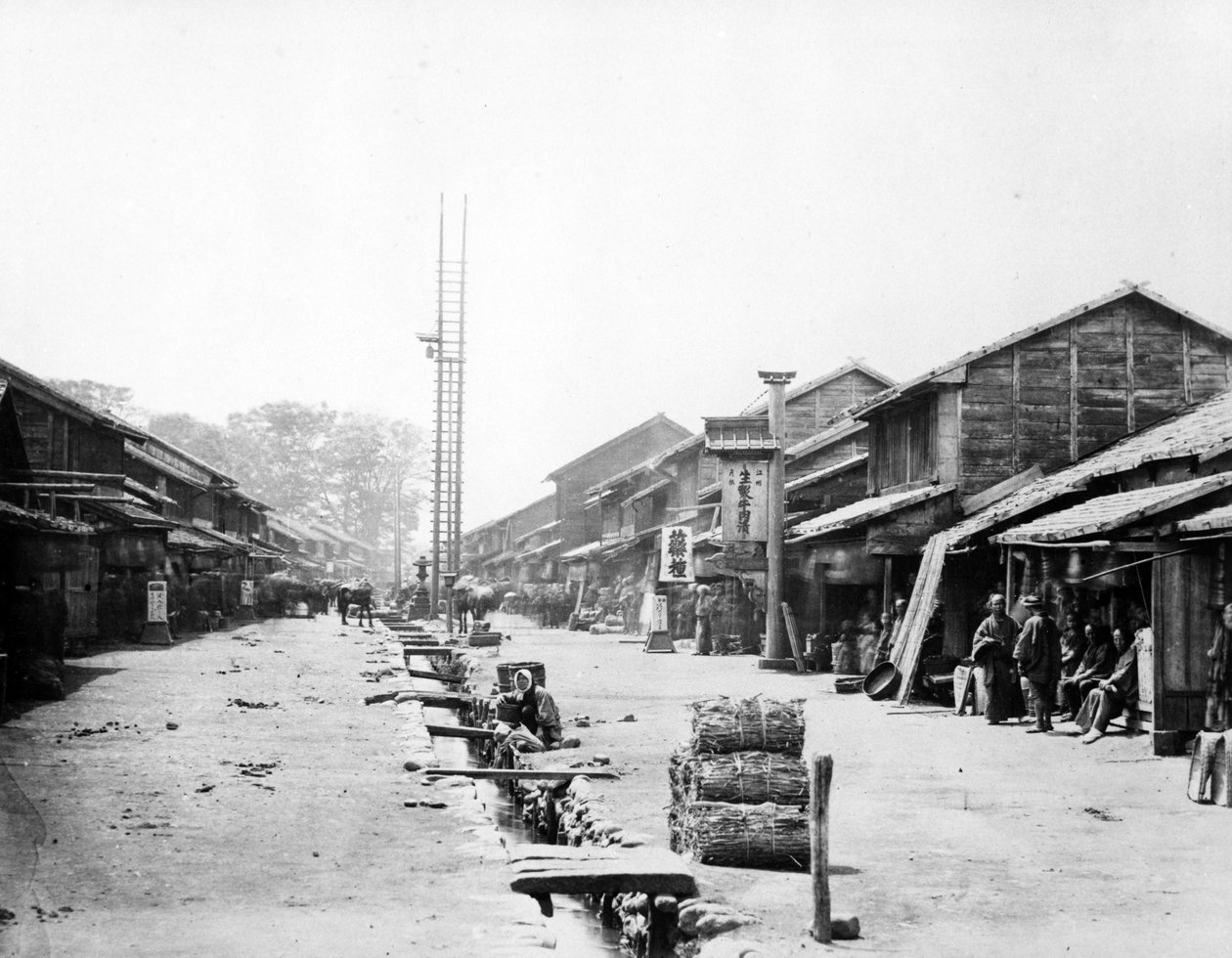 أتسوجي ، اليابان ، c.1867 بواسطة فيليس بيتو