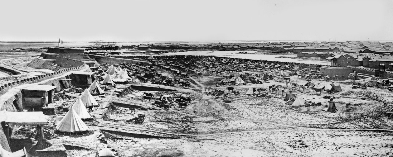 المعسكر البريطاني في حصون تاكو ، الصين ، 1860 بواسطة فيليس بيتو