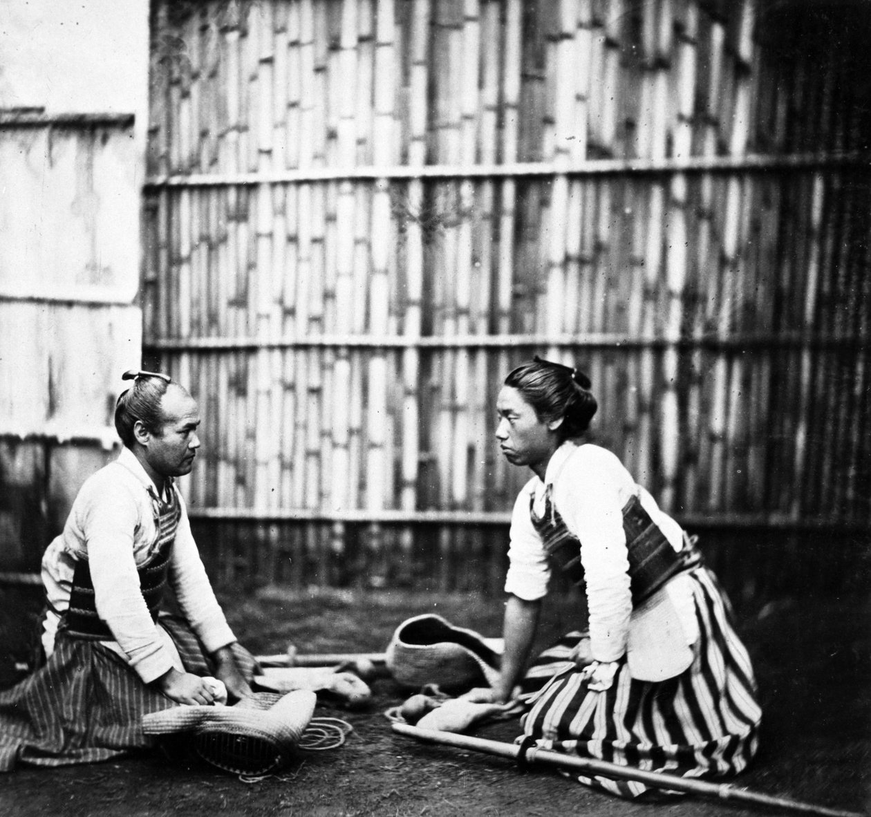 المبارزون اليابانيون ، 1860s بواسطة فيليس بيتو
