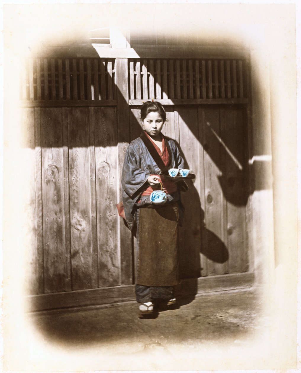 نادلة المقهى ، c.1868 بواسطة فيليس بيتو