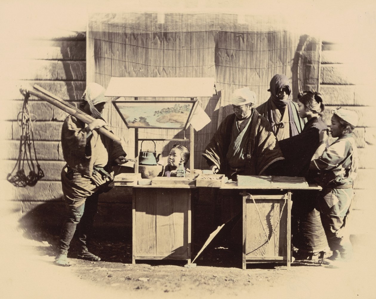 أكشاك المرطبات في الشوارع ، ح. 1865. بواسطة فيليس بيتو