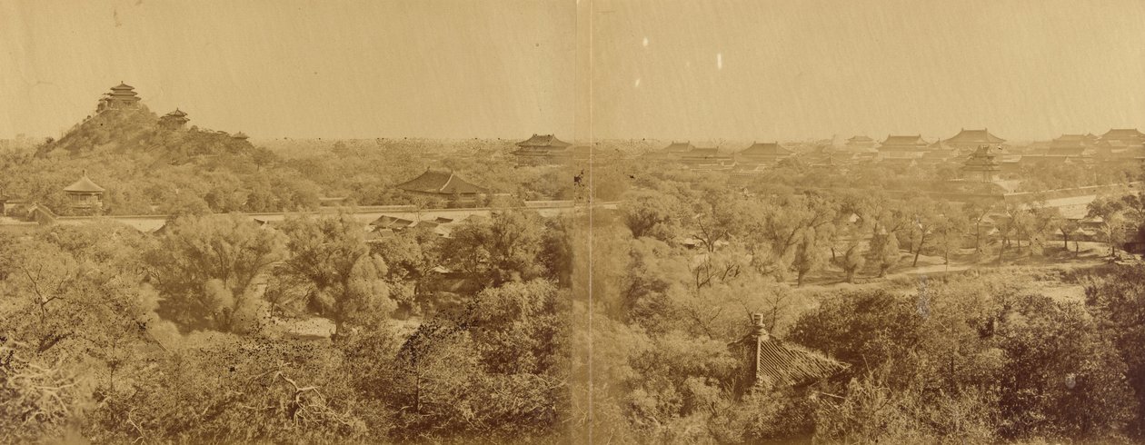 منظر لقصر الشتاء الإمبراطوري ، بيكين ، يُظهر الطاحونة الاصطناعية ، 29 أكتوبر 1860 بواسطة فيليس بيتو