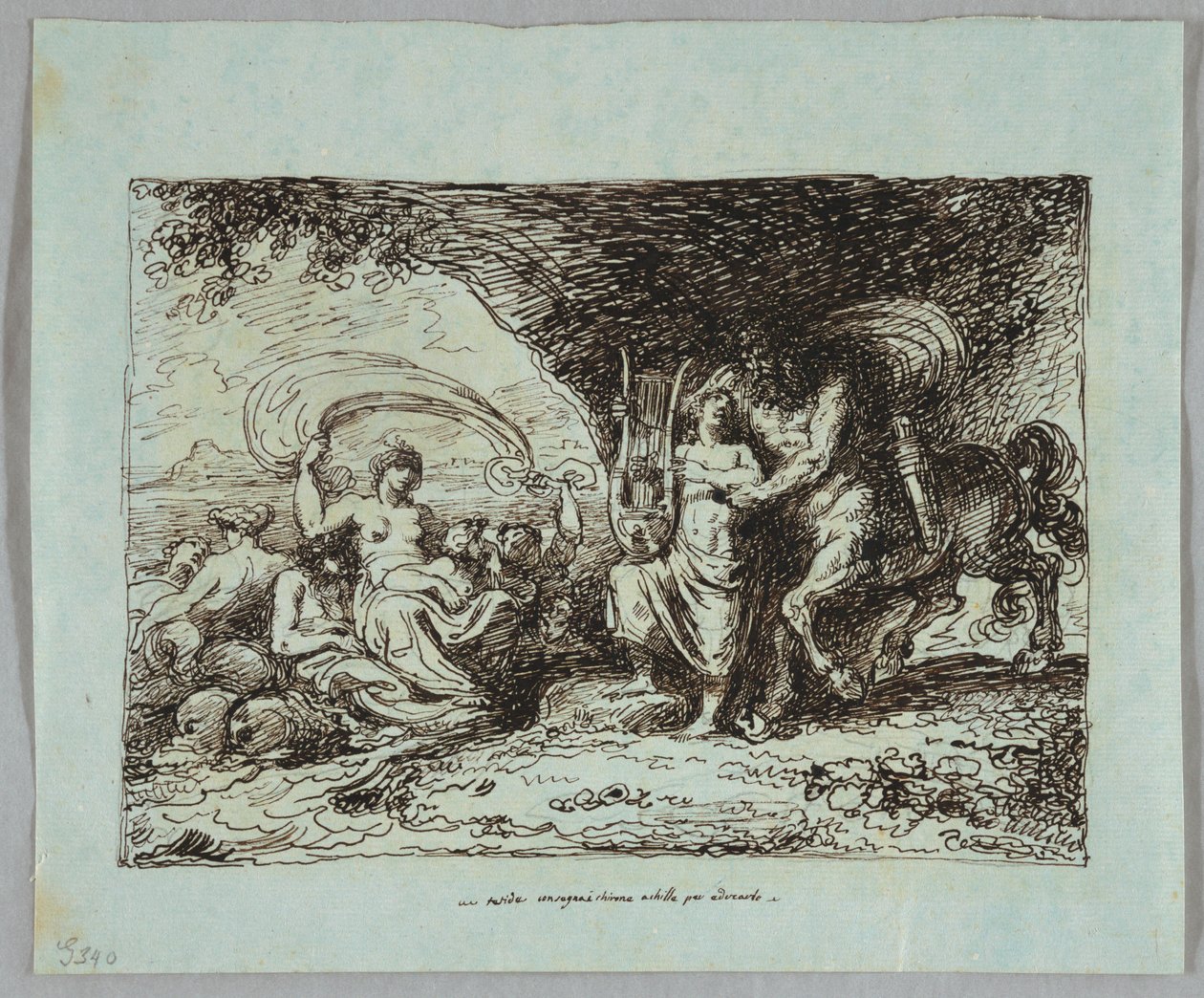 تعليم أخيل بواسطة Centaur Chiron كيفية تشغيل Lyre بواسطة فيليس جياني