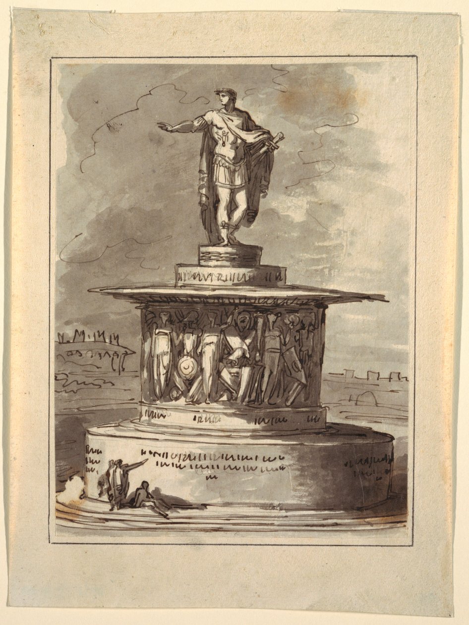 مشروع نصب تذكاري لـ Foro Bonaparte ، ميلانو ، 1800 بواسطة فيليس جياني