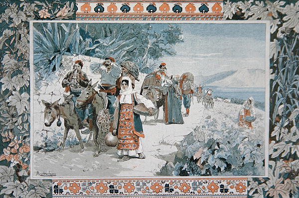 رحيل قطف النبيذ في دالماتيا بواسطة Felicien baron de Myrbach Rheinfeld