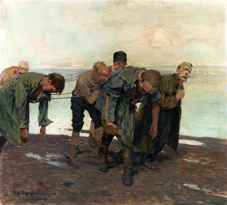 ناقلات بارجة. بواسطة Feliks Michal Wygrzywalski
