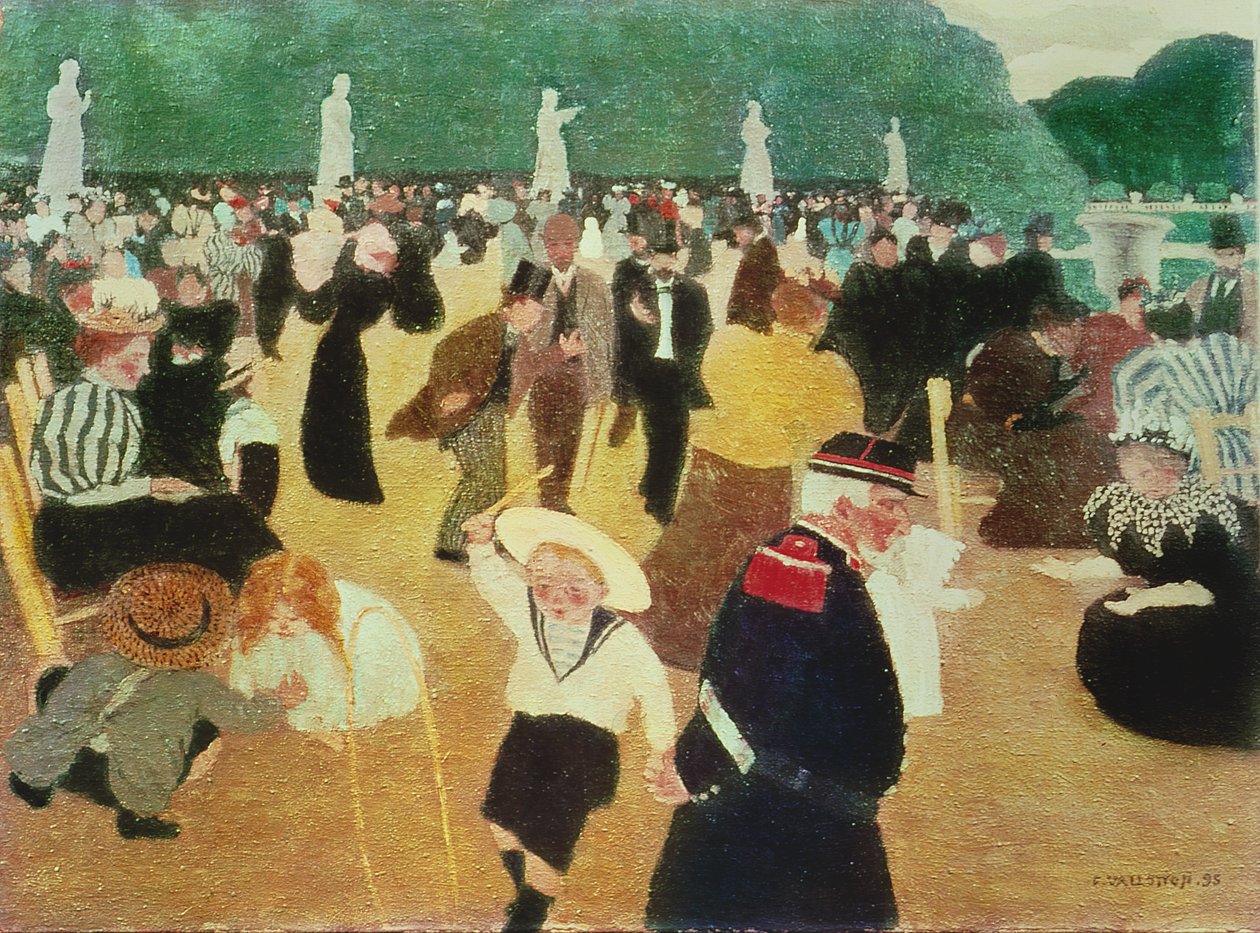 حدائق لوكسمبورج ، 1895 بواسطة فيليكس إدوارد فالوتون