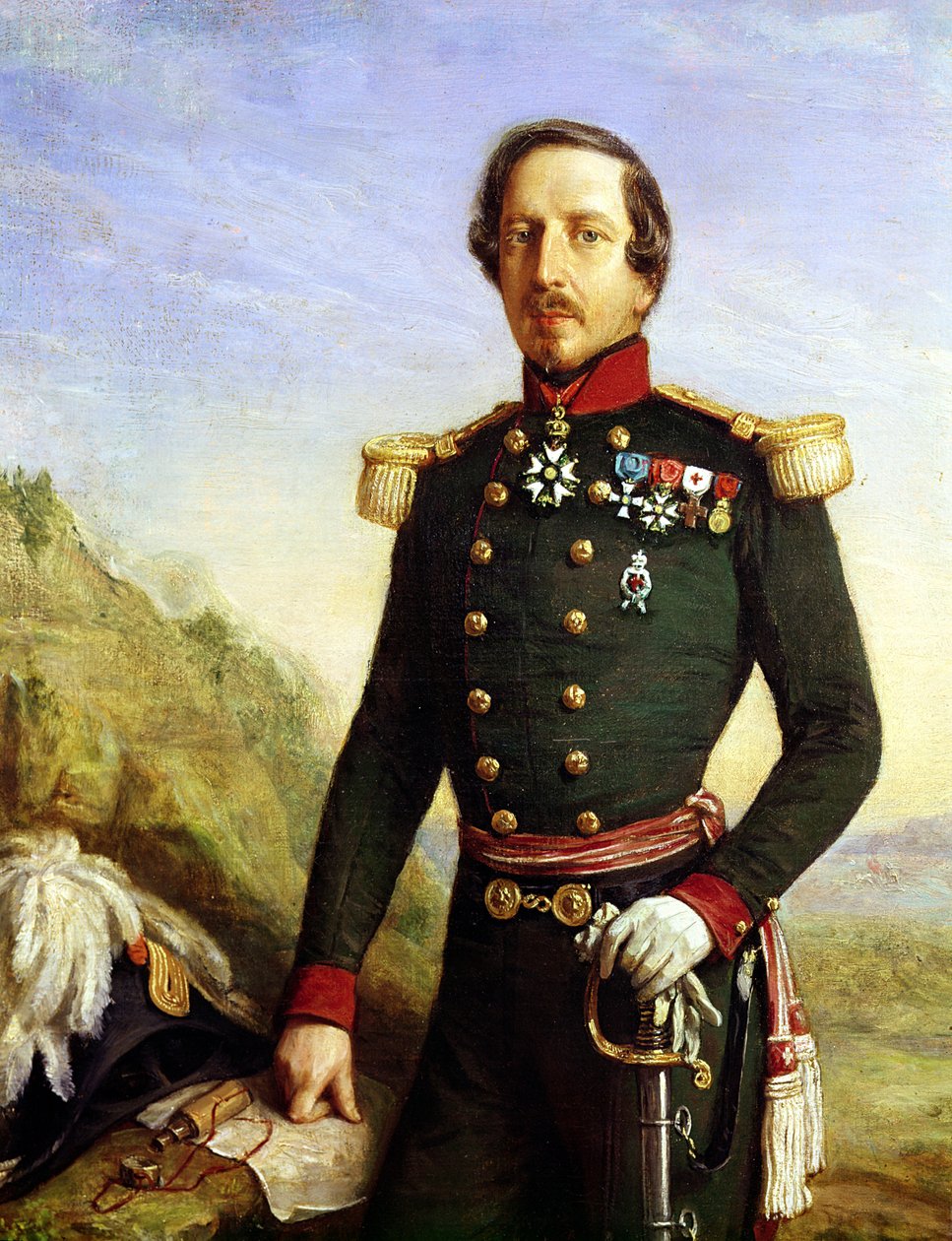 صورة لنابليون الثالث (1808-73) 1852 (التفاصيل) بواسطة فيليكس فرانسوا بارتيليمي جينايل