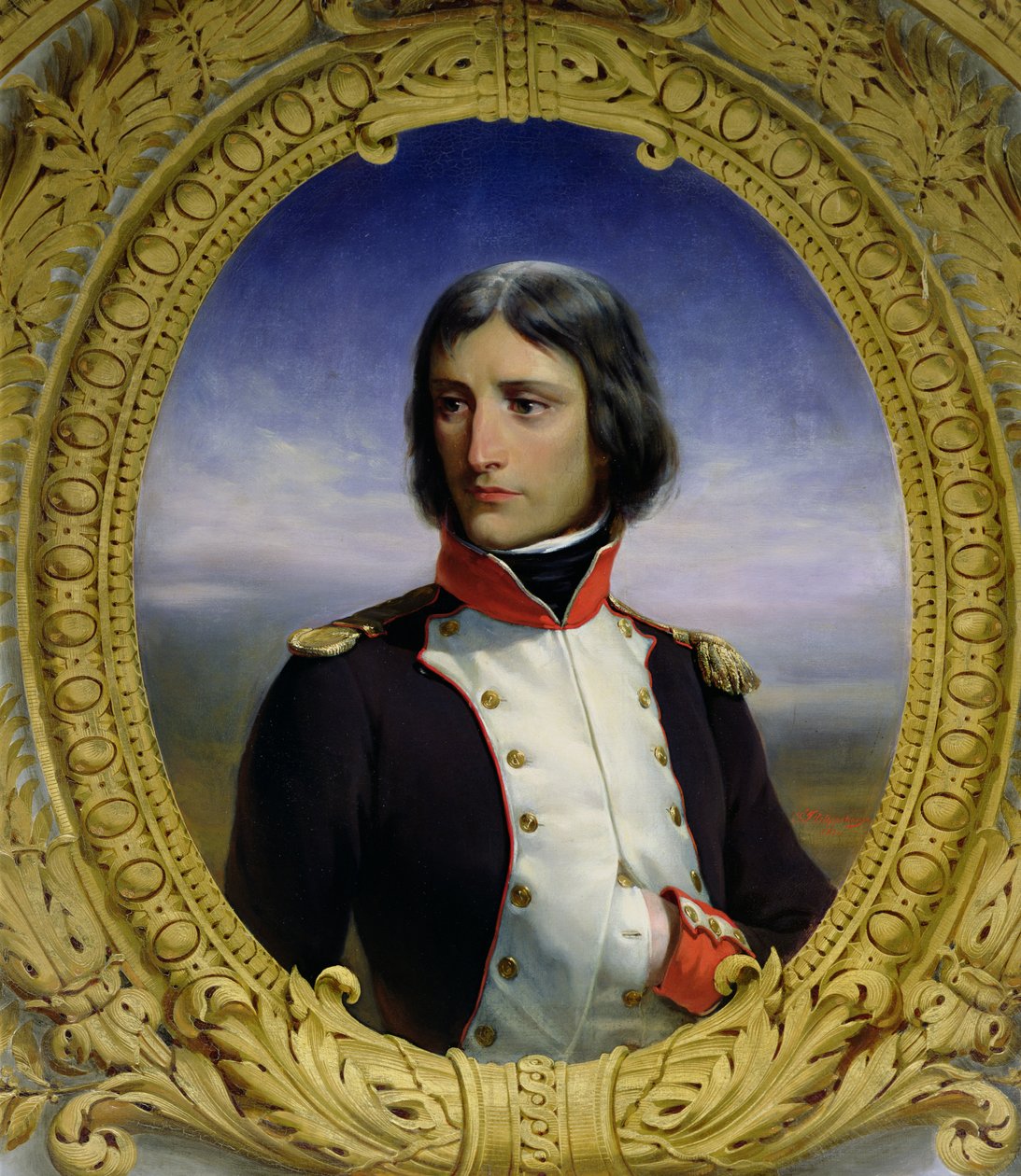 نابليون بونابرت (1769-1821) بصفته المقدم في كتيبة كورسيكا الأولى ، 1834 بواسطة فيليكس فيليبوتو