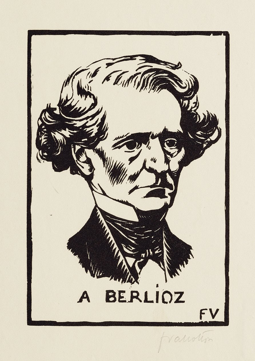 A Berlioz، 1891 بواسطة فيليكس إدوارد فالوتون
