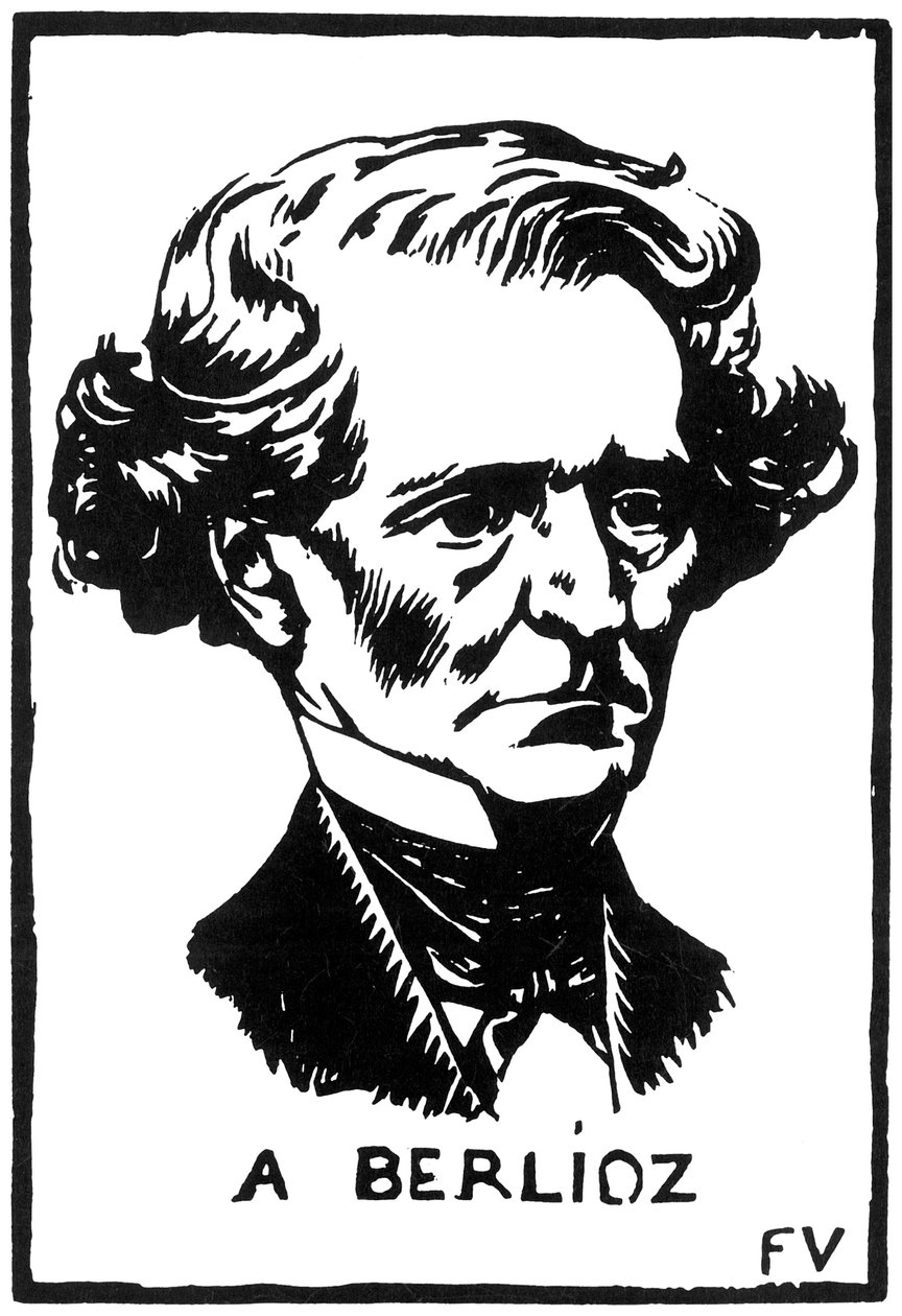 هيكتور بيرليوز 1803-1869 ، 1891. بواسطة فيليكس إدوارد فالوتون