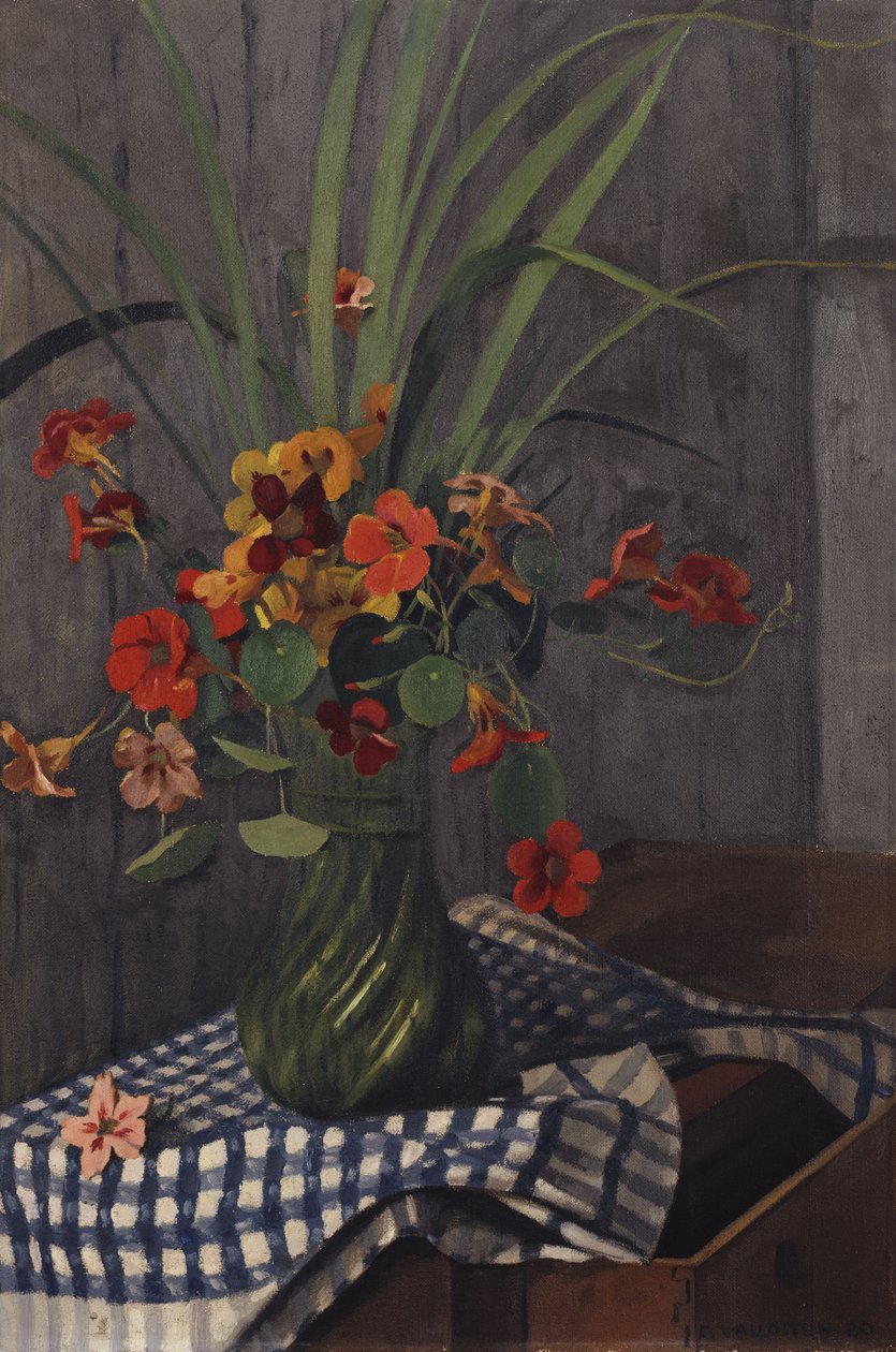 Nasturtiums ، 1920 بواسطة فيليكس إدوارد فالوتون