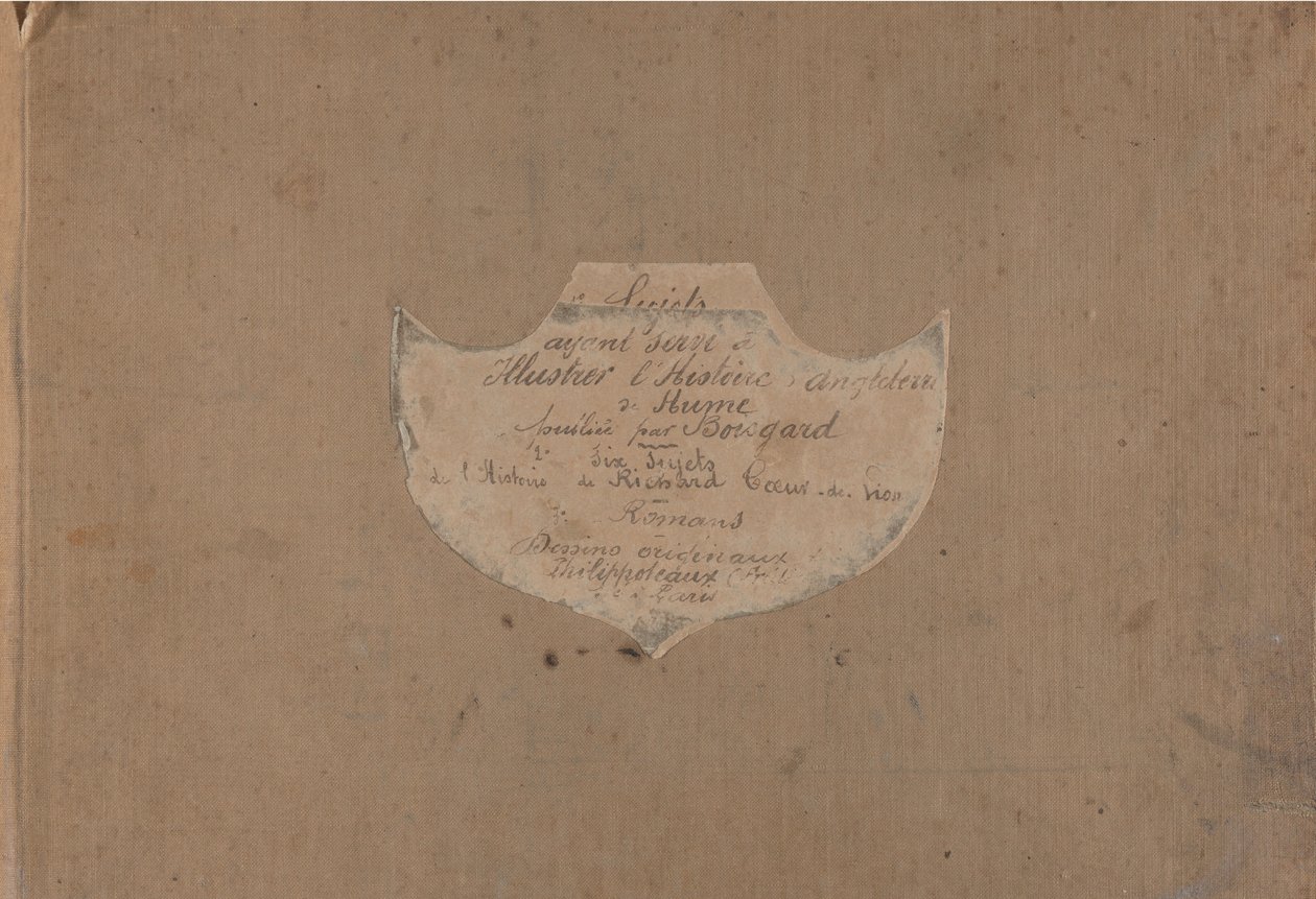 ألبوم مكون من 107 رسومات تحضيرية لتوضيح ديفيد هيوم تاريخ إنجلترا ، كاليفورنيا. 1853. بواسطة فيليكس هنري إيمانويل فيليبوتو