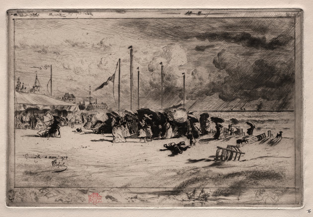 صرخة في تروفيل ، 1874. بواسطة فيليكس هيلير بوهوت