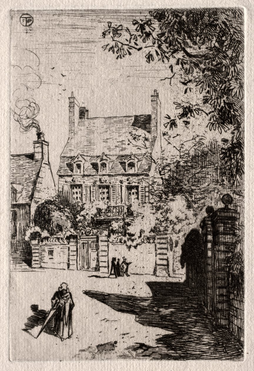 في المقاطعة: The House at Orléans ، ج. 1875. بواسطة فيليكس هيلير بوهوت
