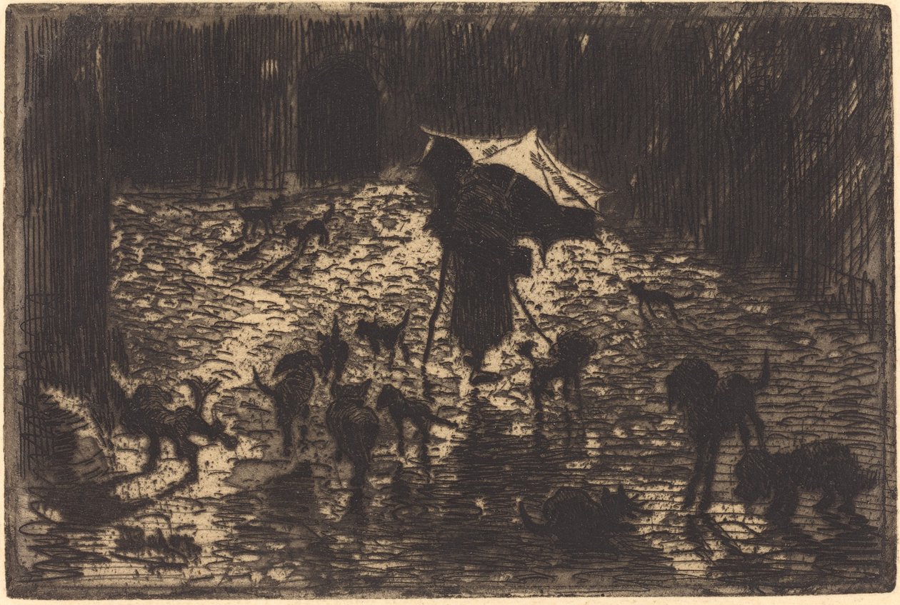 ليس Noctambules The Night Prowlers ، 1876-1877. بواسطة فيليكس هيلير بوهوت