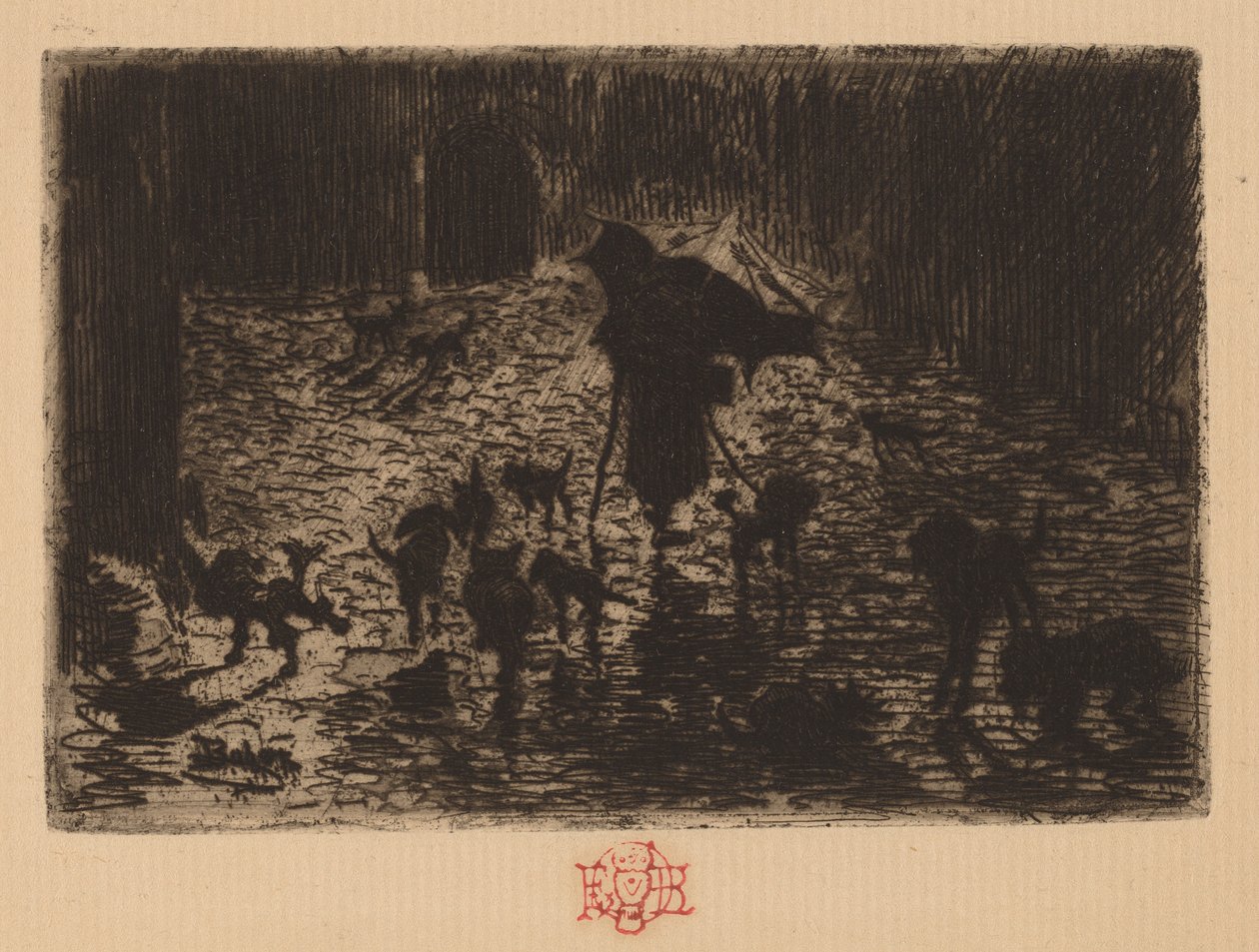 ليس Noctambules The Night Prowlers ، 1876-1877. بواسطة فيليكس هيلير بوهوت