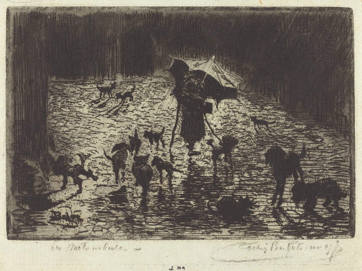 ليس Noctambules The Night Prowlers ، 1876 - 1877. بواسطة فيليكس هيلير بوهوت