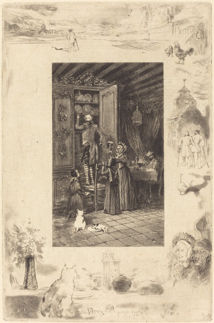 The Old The Elders ، ج. 1885. بواسطة فيليكس هيلير بوهوت