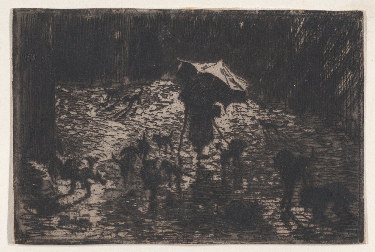 The Night Prowlers Les Noctambules ، 1865-98. بواسطة فيليكس هيلير بوهوت