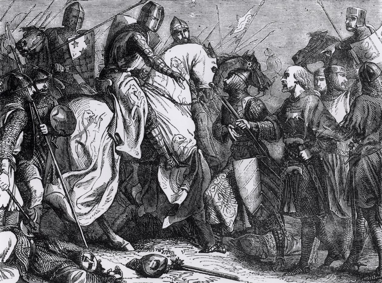 هنري الثالث (1207-72) في معركة لويس ، 14 مايو 1264 بواسطة فيليكس فيليبوتو
